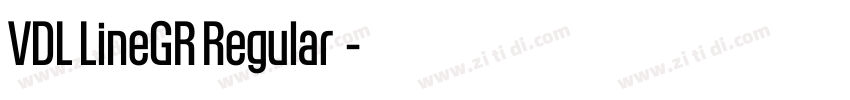 VDL LineGR Regular下载字体转换 VDL LineGR Regular下载字体转换